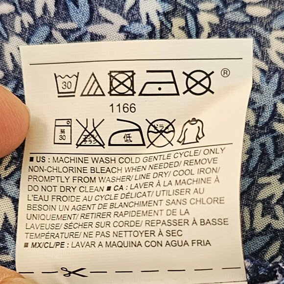 Old Navy Blue Floral A-Line Cami Sundress Dress SP - Picture 13 of 14